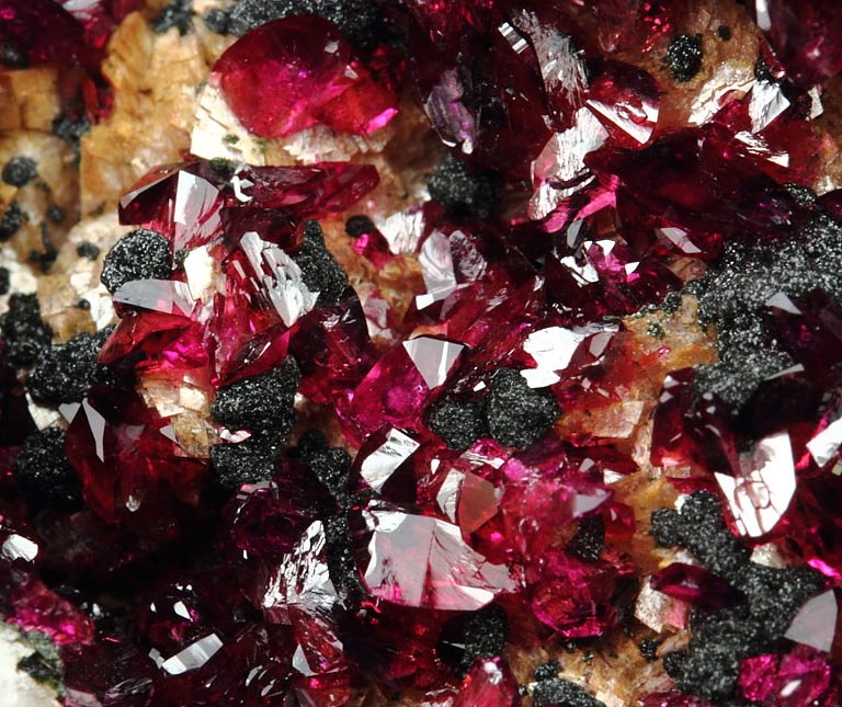 gem ROSELITE, HETEROGENITE