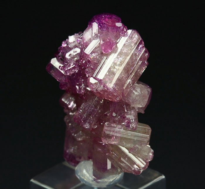 gem VESUVIANITE with RASPBERRY CAPS 