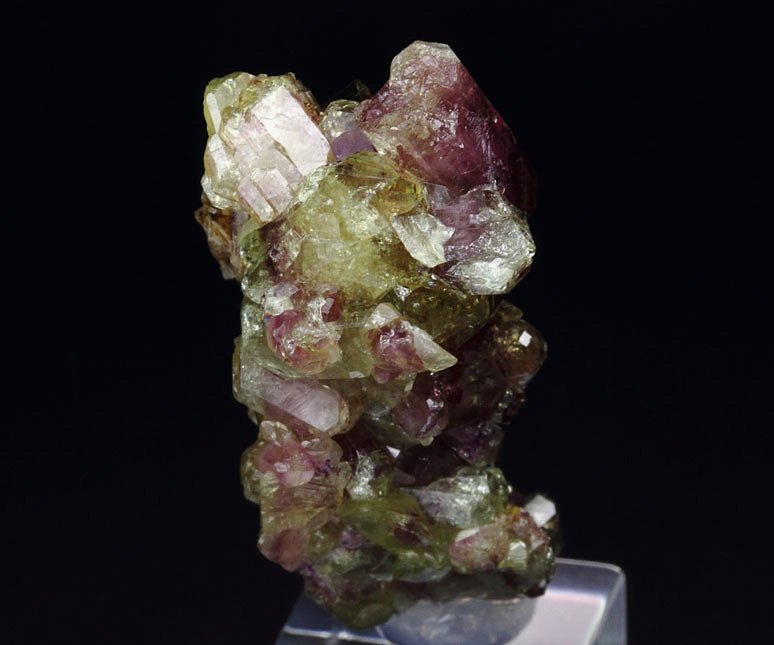 VESUVIANITE var. MANGANOAN, DIOPSIDE