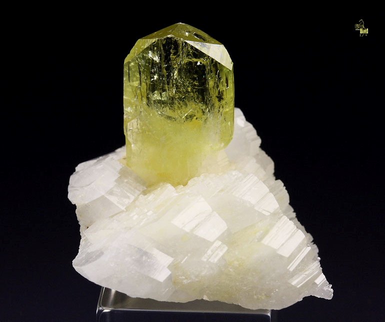 gem BRAZILIANITE, ALBITE