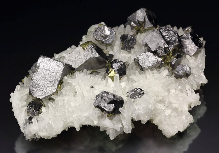 GALENA, CHALCOPYRITE, QUARTZ