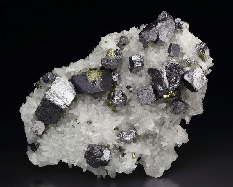 GALENA, CHALCOPYRITE, QUARTZ