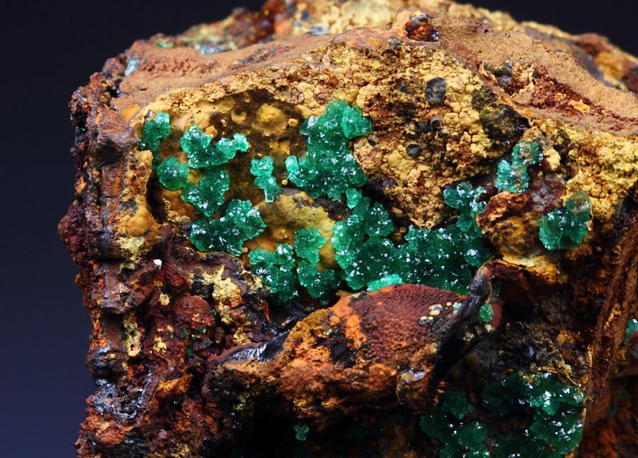 ADAMITE var. CUPRIAN ADAMITE