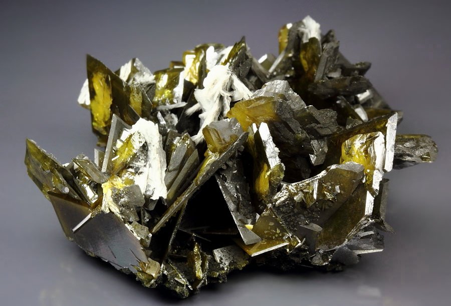 WULFENITE, BARYTE, MIMETITE