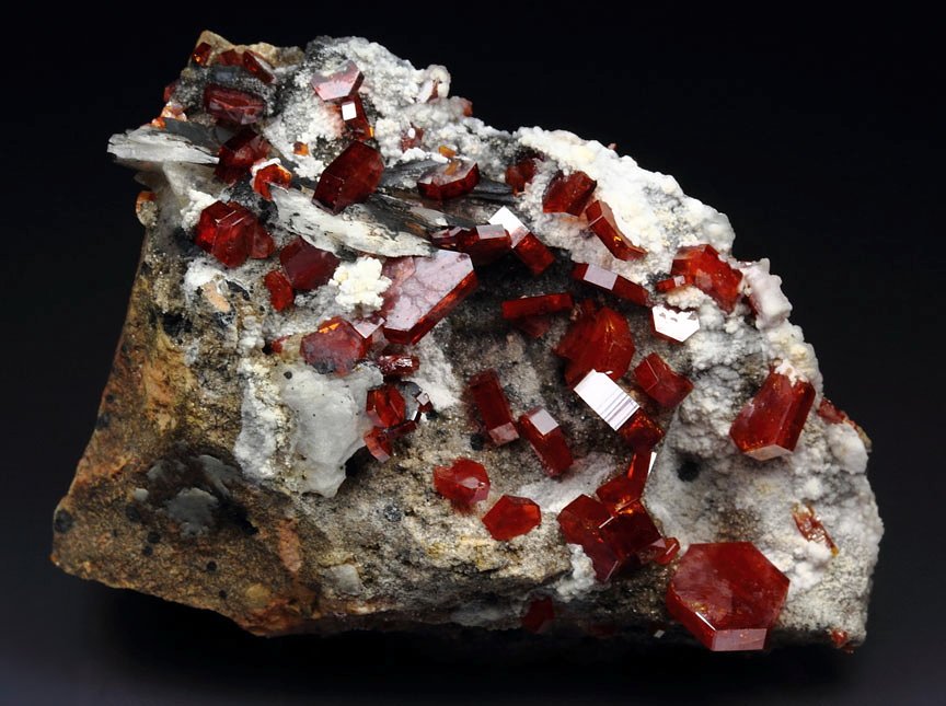 gemmy VANADINITE, BARYTE