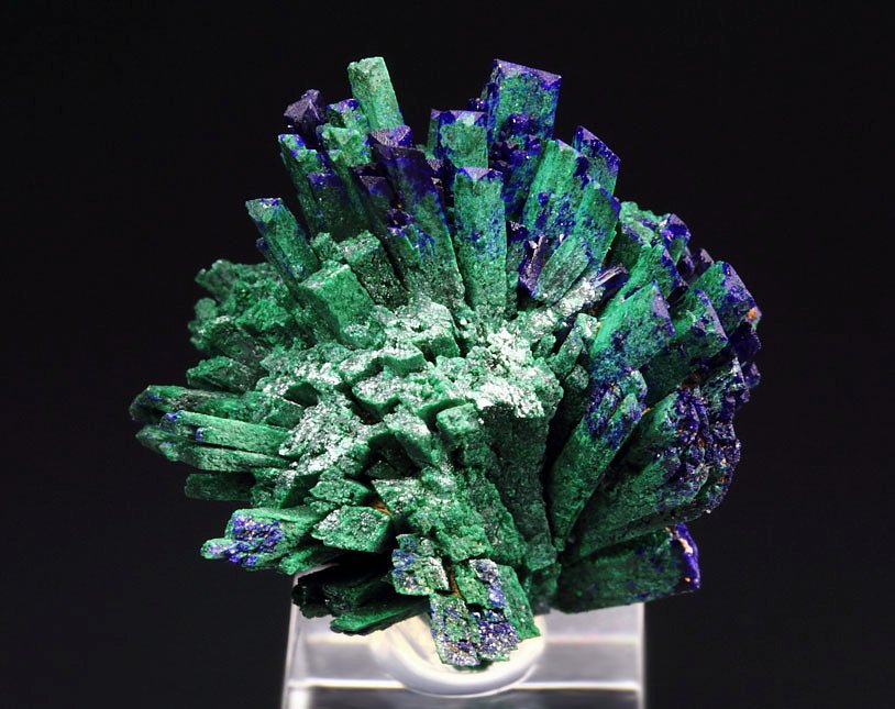 AZURITE, MALACHITE PSEUDOMORPH