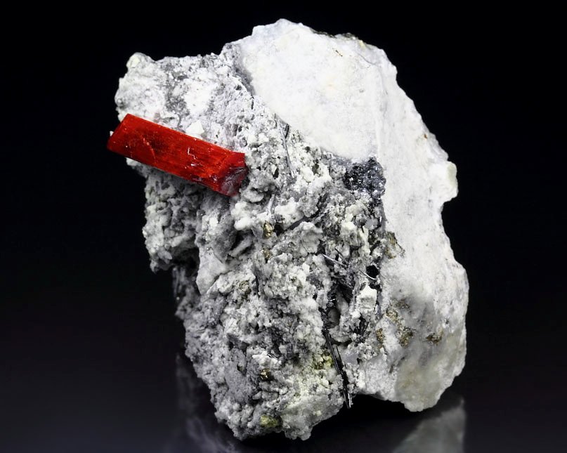 REALGAR, STIBNITE, PYRITE