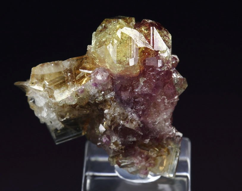 gemmy VESUVIANITE bi-terminated, DIOPSIDE