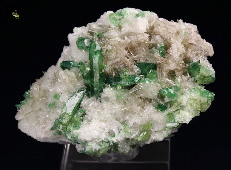 gem VESUVIANITE var. CHROMIAN, DIOPSIDE