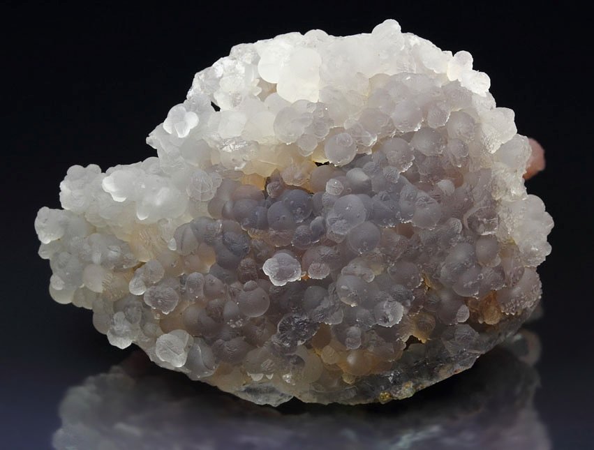 orange SCOLECITE, CHALCEDONY