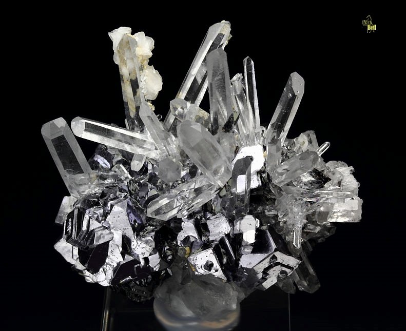 twinned GALENA, QUARTZ, SPHALERITE, CALCITE