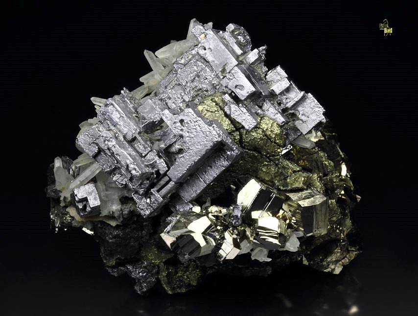 skeletal GALENA, CHALCOPYRITE, PYRITE, bi-terminated QUARTZ, SPHALERITE