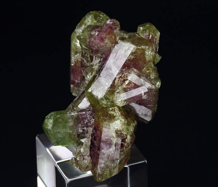 gemmy bi-color VESUVIANITE bi-terminated