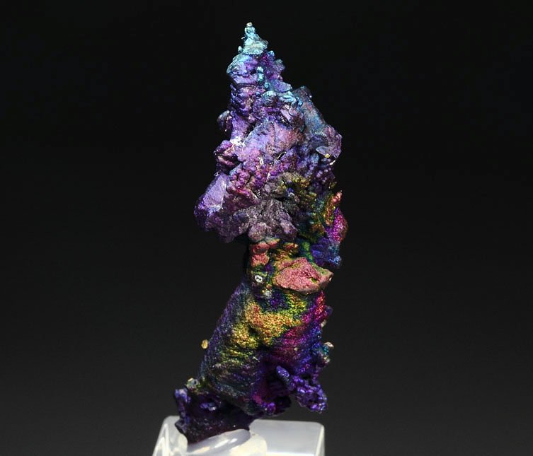 CHALCOCITE, DJURLEITE, iridescent CHALCOPYRITE 