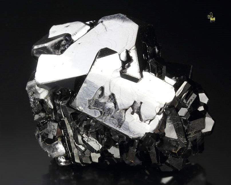 twinned GALENA, truncated SPHALERITE tetrahedrons