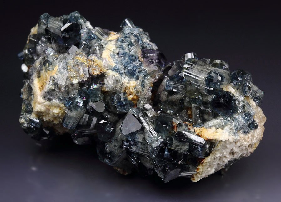 gem bi-color FLUORAPATITE