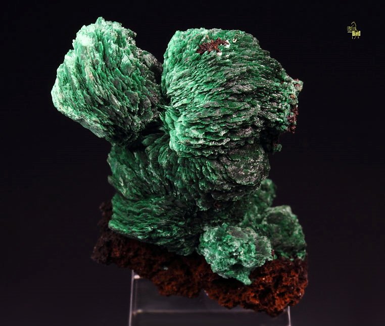 MALACHITE pseudomorph after AZURITE