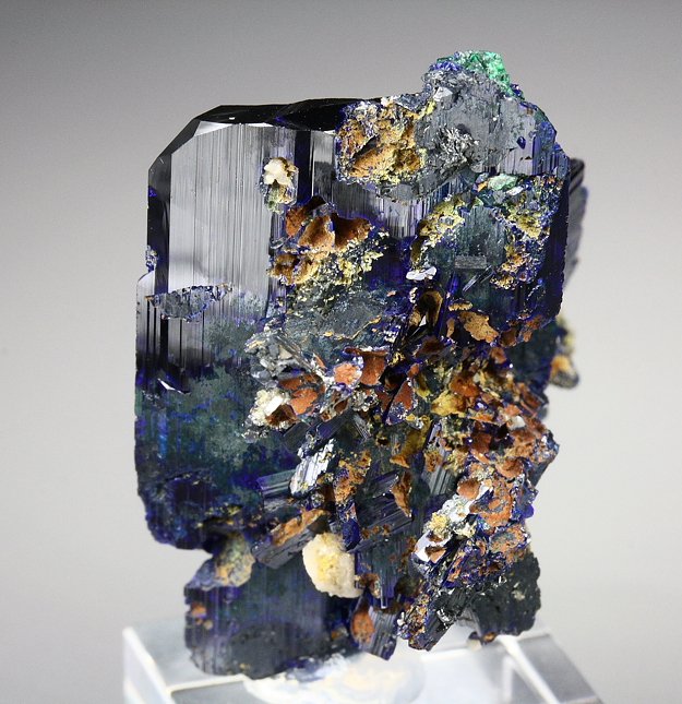 AZURITE, MALACHITE PSEUDOMORPH 