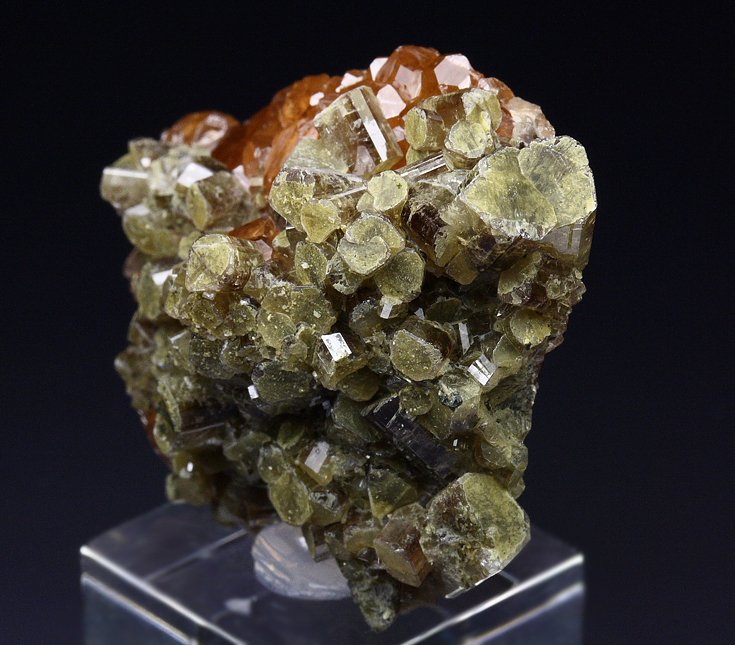 gem GARNET var. GROSSULAR, DIOPSIDE