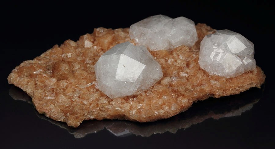 ANALCIME, GMELINITE pseudomorph after CHABAZITE