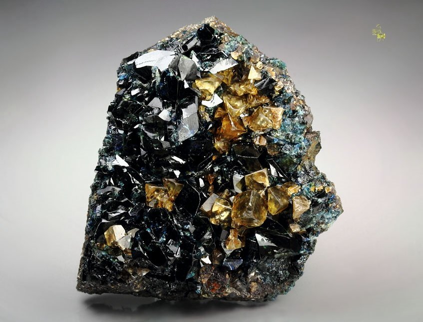 LAZULITE, gem SIDERITE