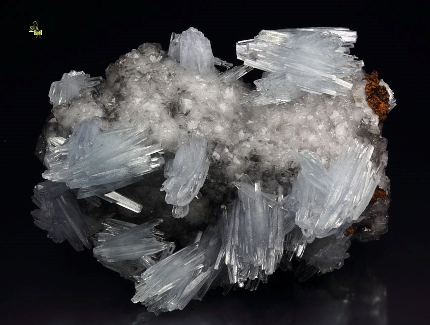 new find - bi-terminated BARYTE, CALCITE