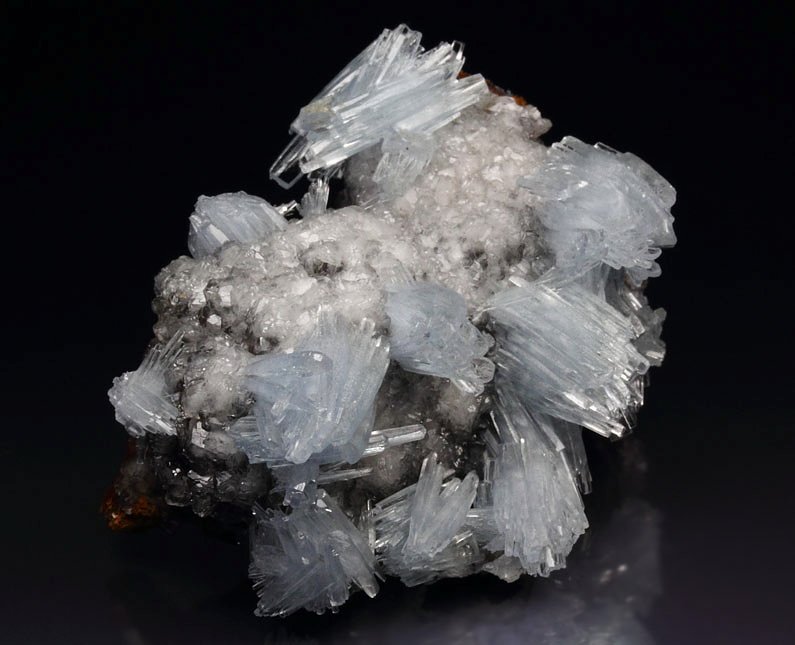 new find - bi-terminated BARYTE, CALCITE