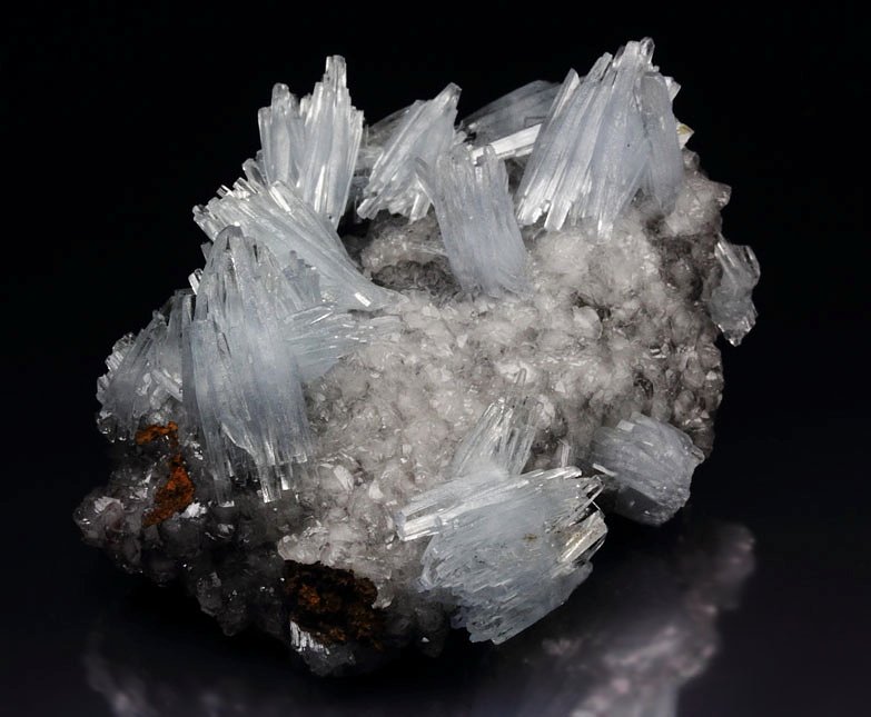 new find - bi-terminated BARYTE, CALCITE