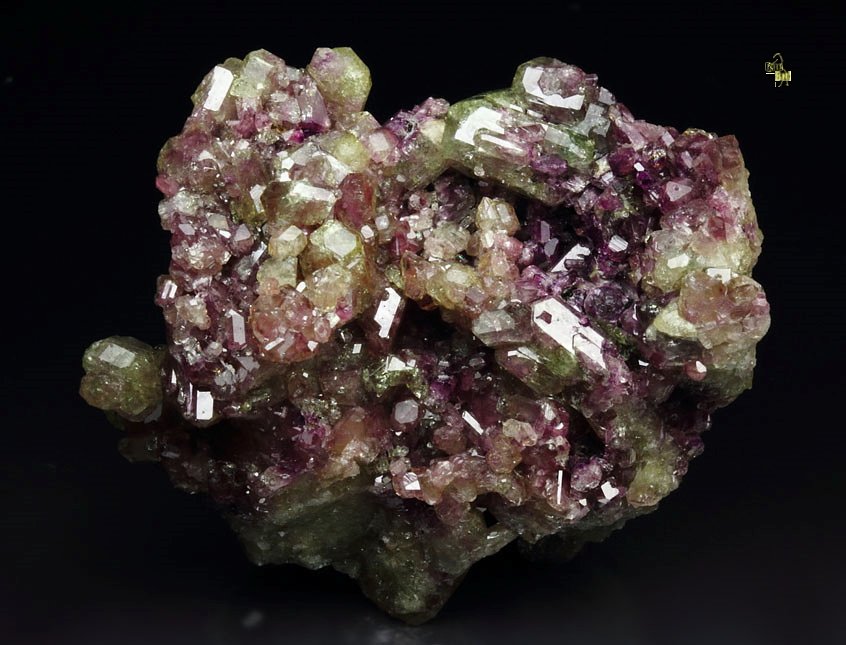 gem VESUVIANITE multicolor