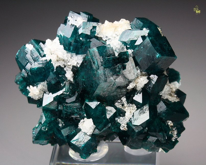 DIOPTASE, QUARTZ