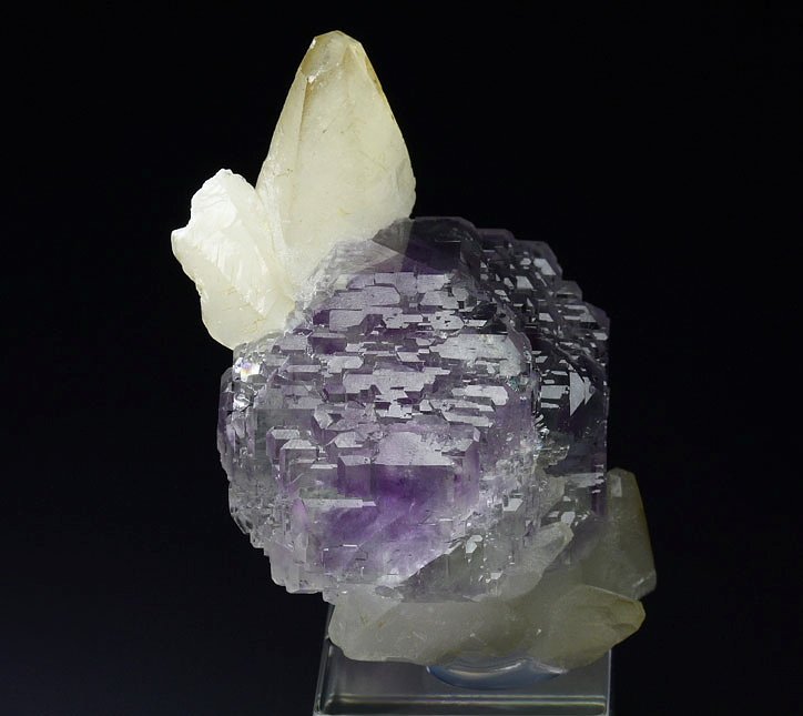 FLUORITE with PHANTOMS, CALCITE