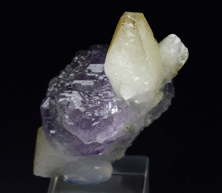 FLUORITE with PHANTOMS, CALCITE