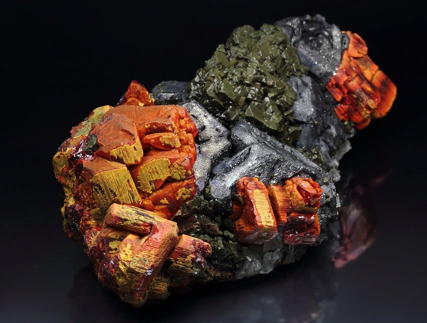 REALGAR, ORPIMENT, GALENA, SPHALERITE, QUARTZ