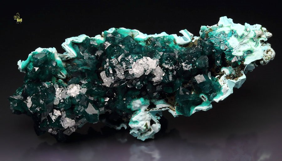 DIOPTASE, CHRYSOCOLLA, QUARTZ, MALACHITE, SHATTUCKITE