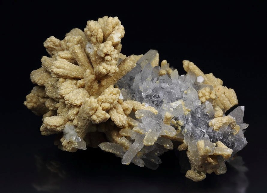 two generations QUARTZ, CALCITE