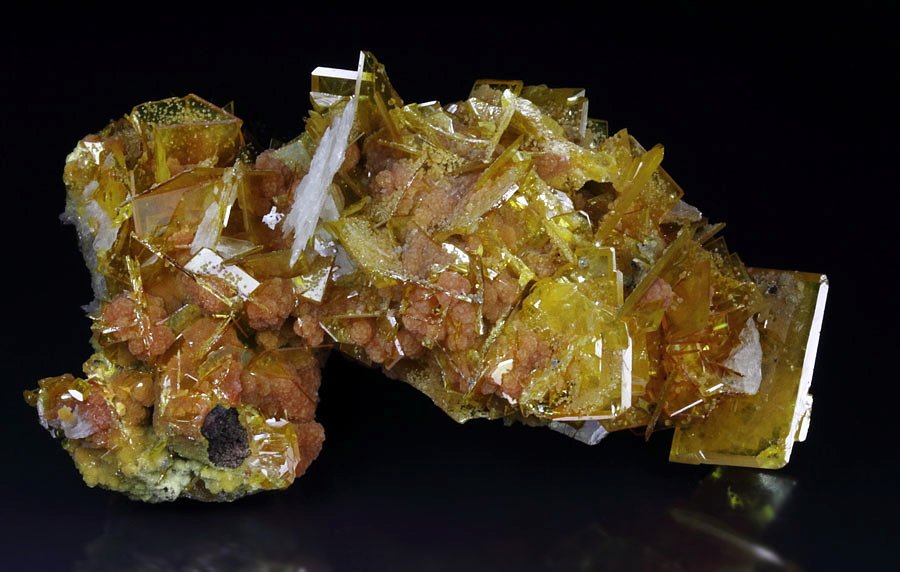 WULFENITE, MIMETITE, BARYTE