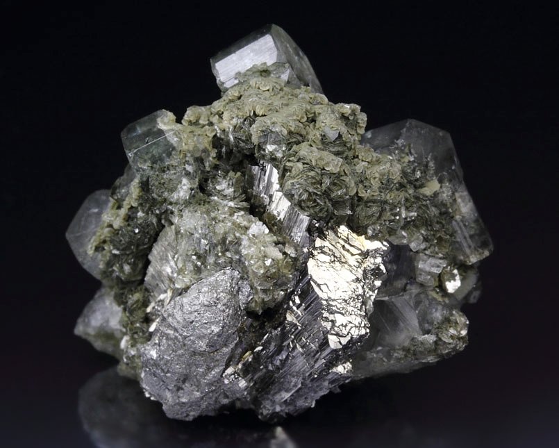 gem FLUORAPATITE, MUSCOVITE, ARSENOPYRITE