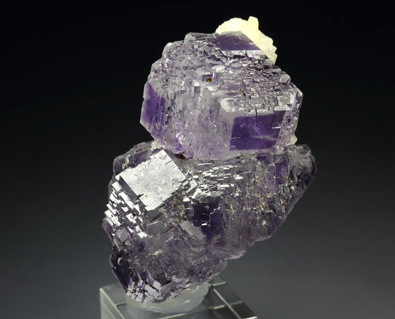 FLUORITE with PHANTOMS, QUARTZ, CALCITE, PYRITE