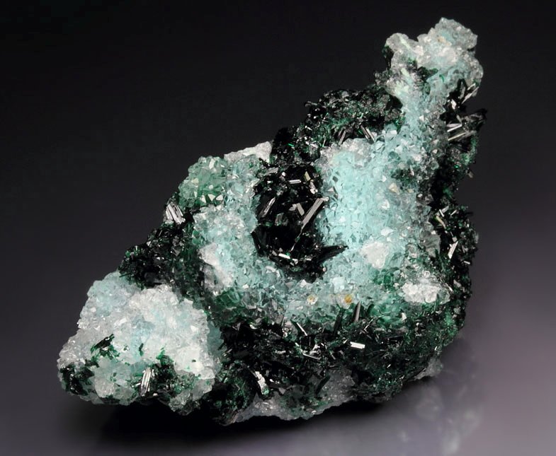 new find - ATACAMITE, CHRYSOCOLLA, QUARTZ