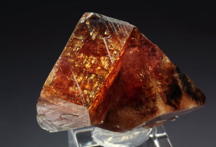 gemmy RHODOCHROSITE twinned