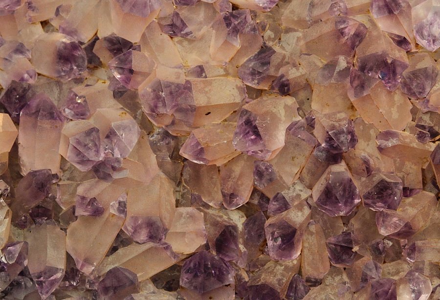 QUARTZ var. AMETHYST with HEMATITE coating