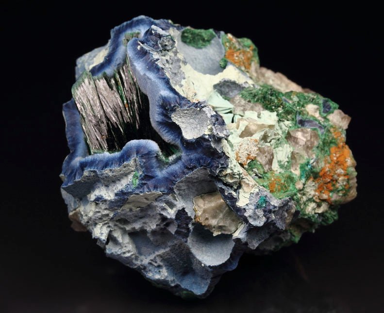 SHATTUCKITE, MALACHITE