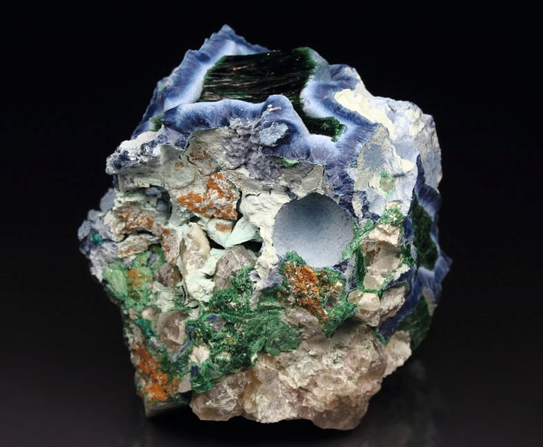 SHATTUCKITE, MALACHITE