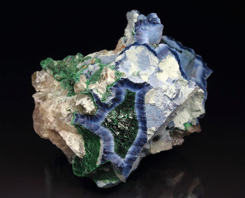 SHATTUCKITE, MALACHITE