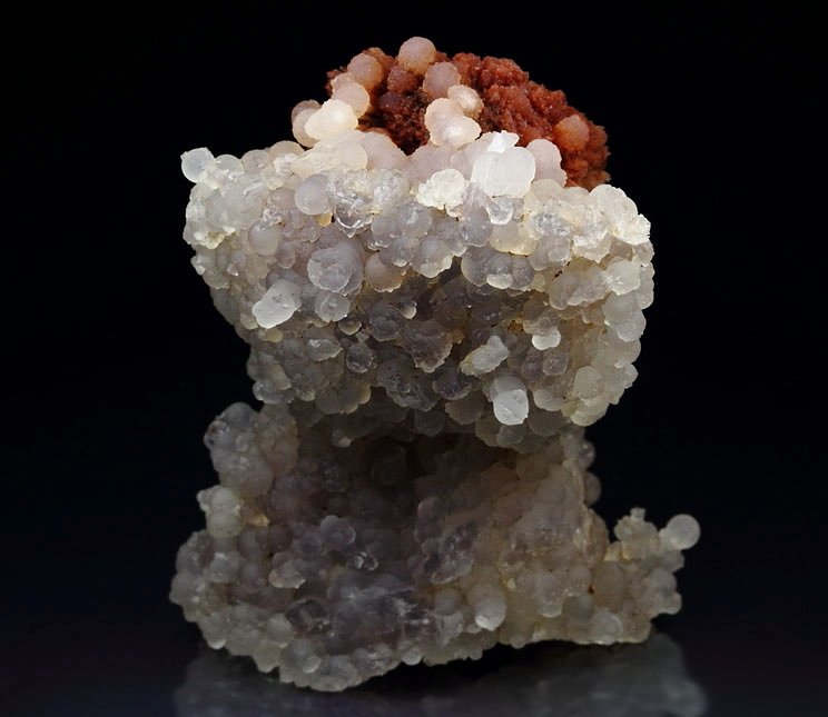 orange SCOLECITE, CHALCEDONY