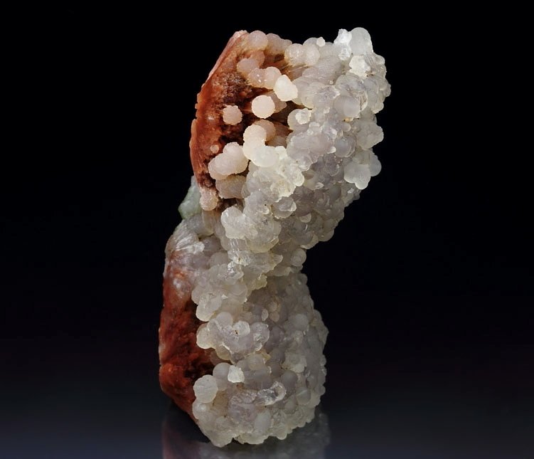 orange SCOLECITE, CHALCEDONY