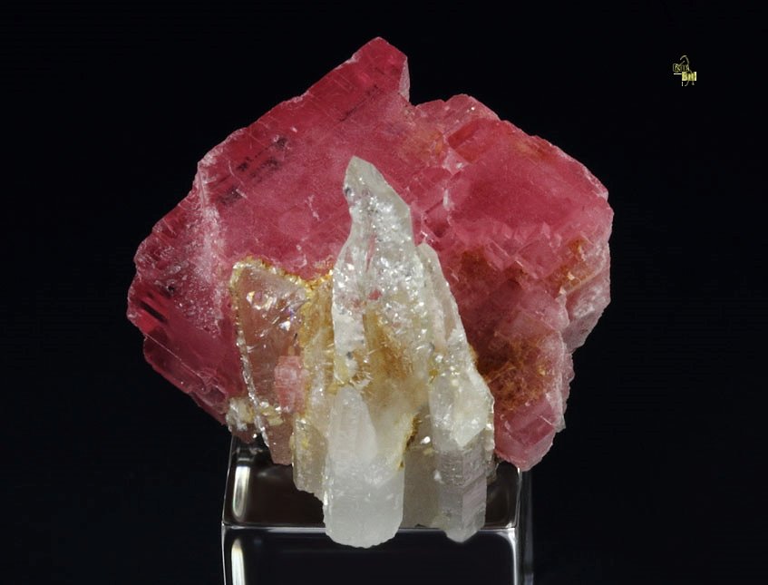 gemmy RHODOCHROSITE, QUARTZ