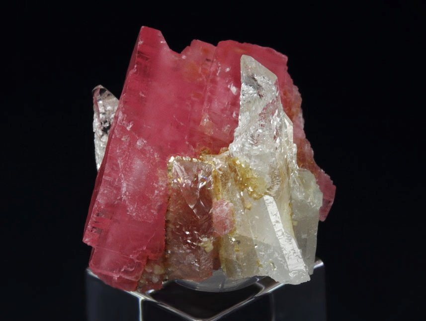 gemmy RHODOCHROSITE, QUARTZ