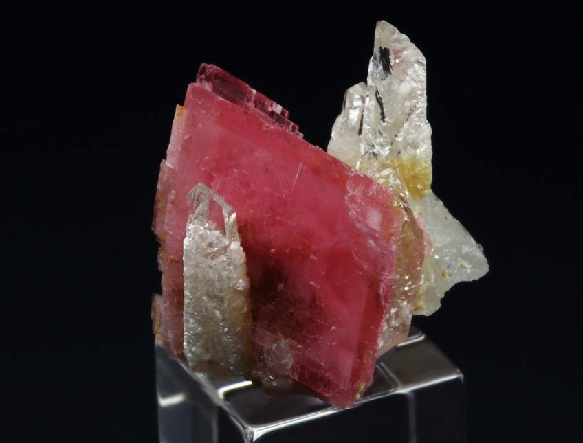 gemmy RHODOCHROSITE, QUARTZ