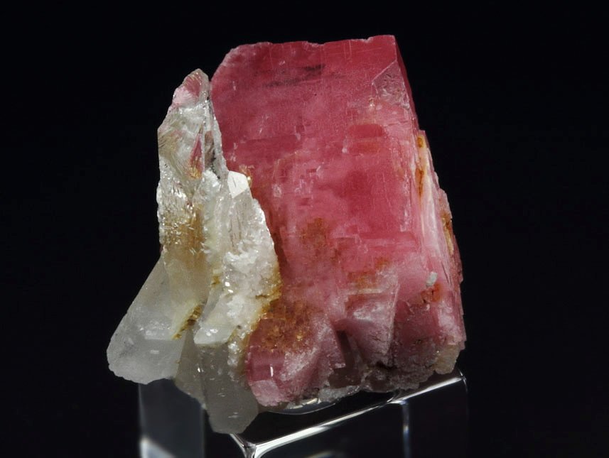 gemmy RHODOCHROSITE, QUARTZ